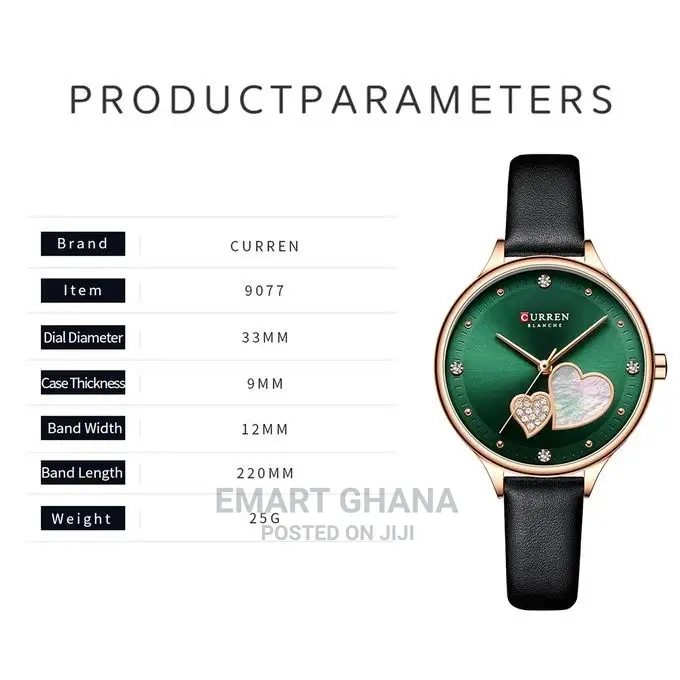 Curren Women Quartz Watch CURREN Female Fashion Analog