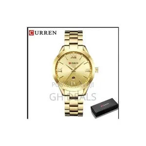 Curren Ladies Stainless Steel Watch - Gold