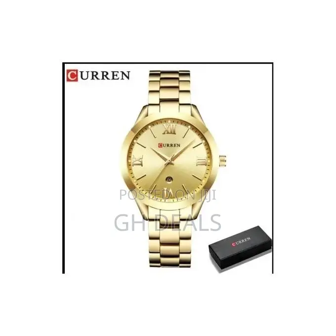 Curren Ladies Stainless Steel Watch - Gold
