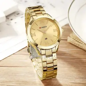 Curren Ladies Stainless Steel Watch - Gold