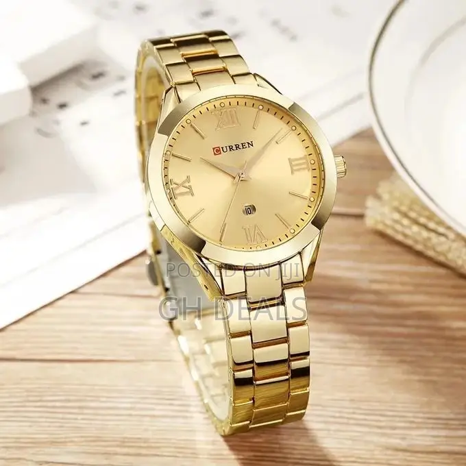 Curren Ladies Stainless Steel Watch - Gold