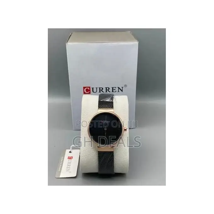 Curren Quartz Wrist Watch - Black