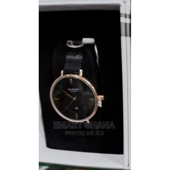 Curren Quartz Wrist Watch - Black