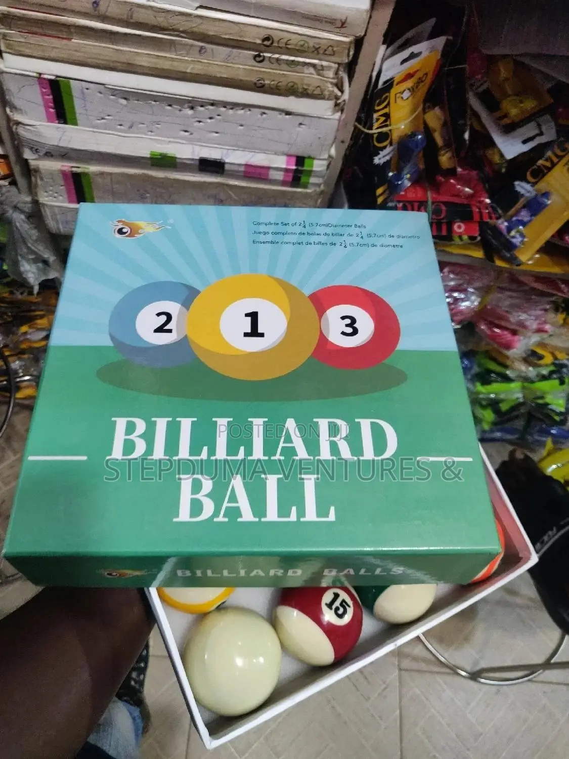 New Snooker Balls for 9ft Marble Tables (Big Type Balls)