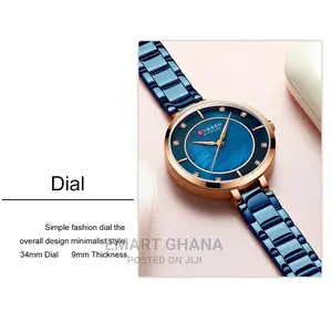 Curren 9051 Woman Quartz Watch Fashion Casual Stainless