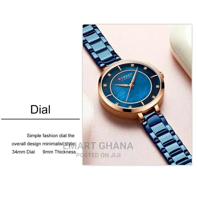 Curren 9051 Woman Quartz Watch Fashion Casual Stainless