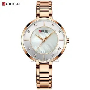 Curren 9051 Woman Quartz Watch Fashion Casual Stainless