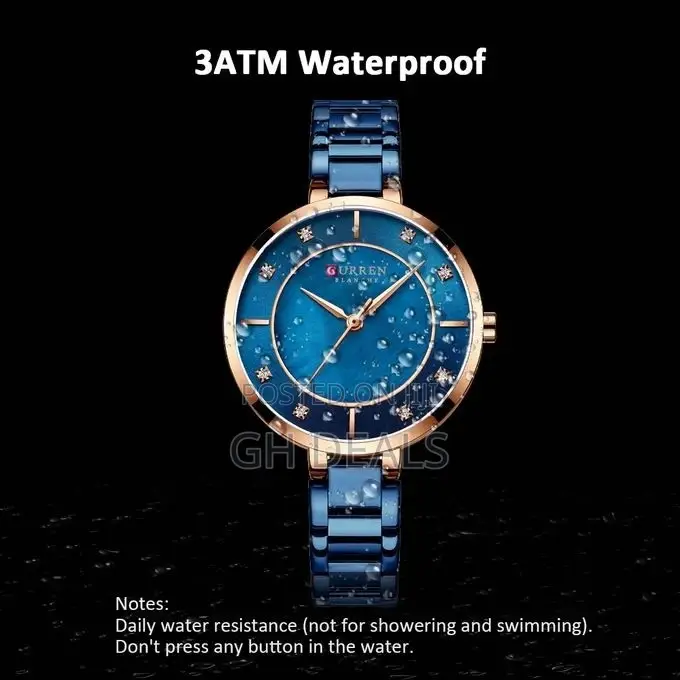 Curren 9051 Woman Quartz Watch Fashion Casual Stainless