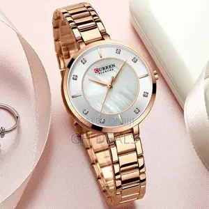 Curren 9051 Woman Quartz Watch Fashion Casual Stainless