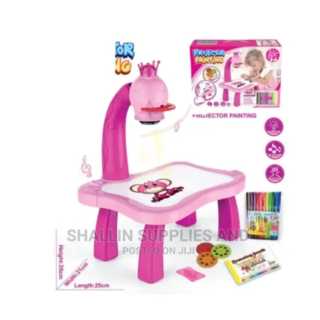 Kids Projector Painting Table