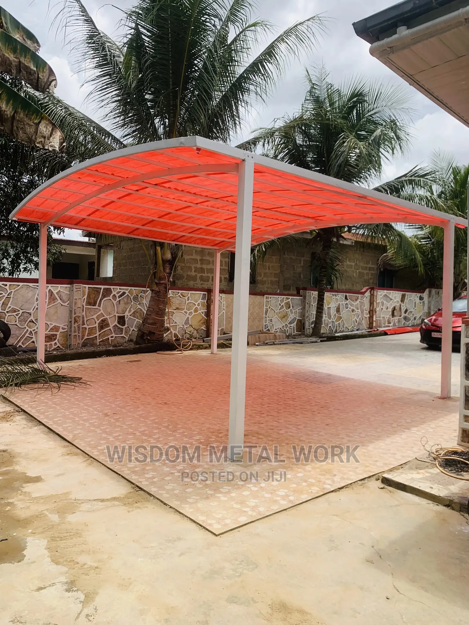 Metal Double Carport
