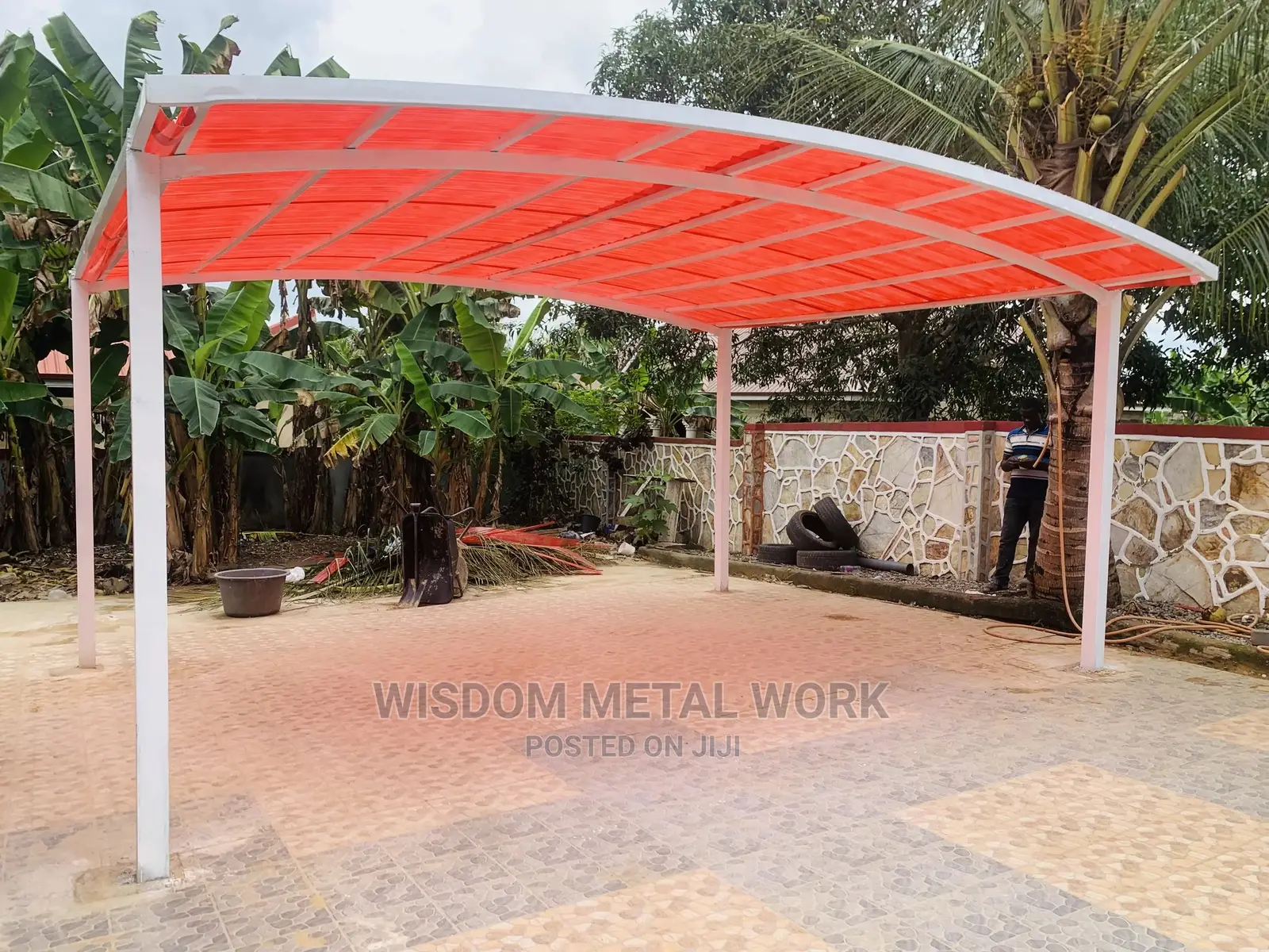 Metal Double Carport
