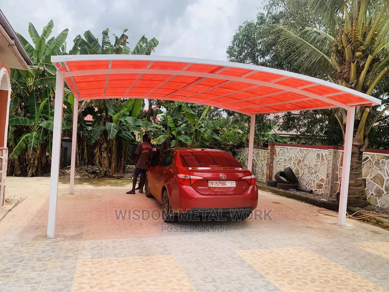 Metal Double Carport