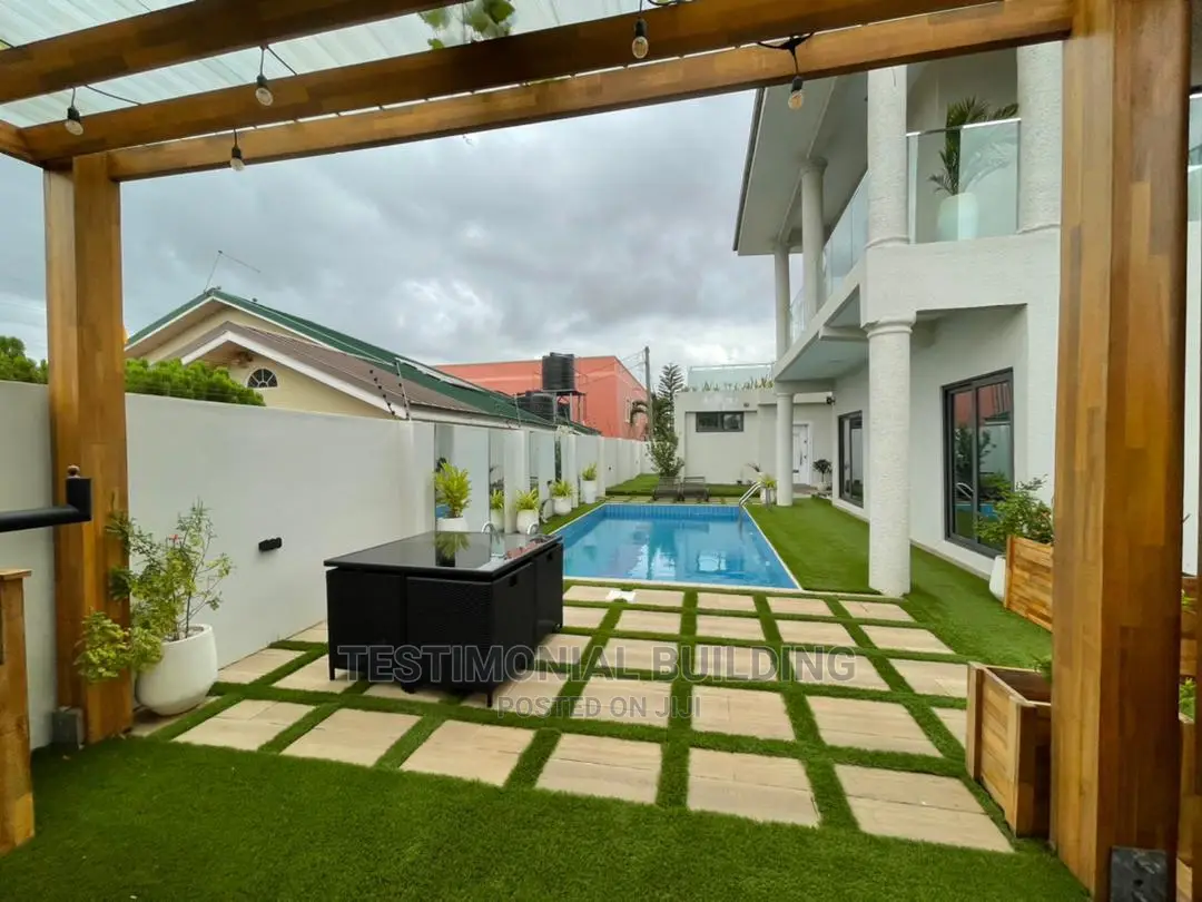 Furnished 6bdrm Mansion in Testimonial Building, East Legon for Sale