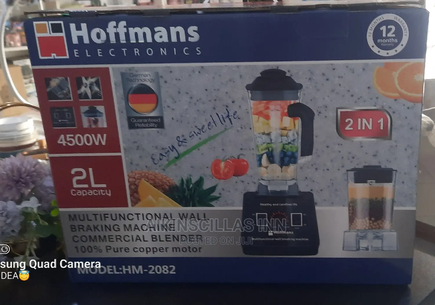 Hoffman 2 In1 Commercial Blender