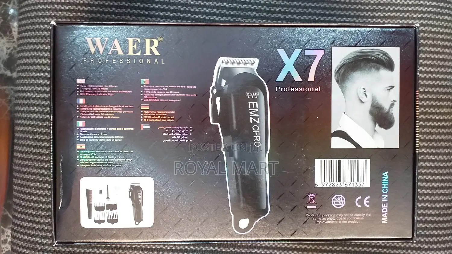 Cordless Wear Original Hair Clipper With Led Indicator