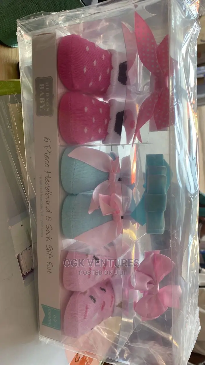 Girls Socks and Headbands Gift Set