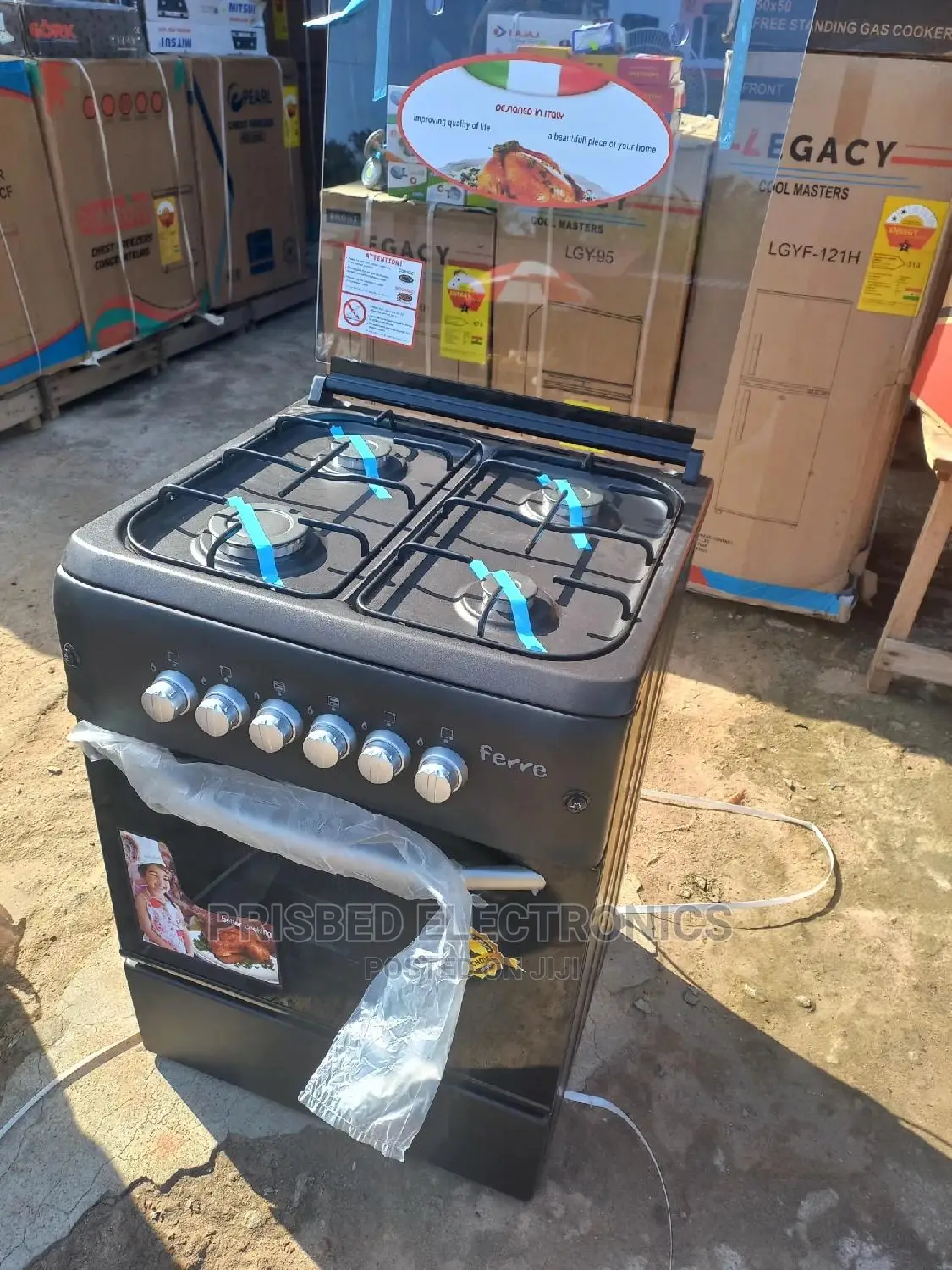 Volcano 4burner Burner Gas Cooker 60*60