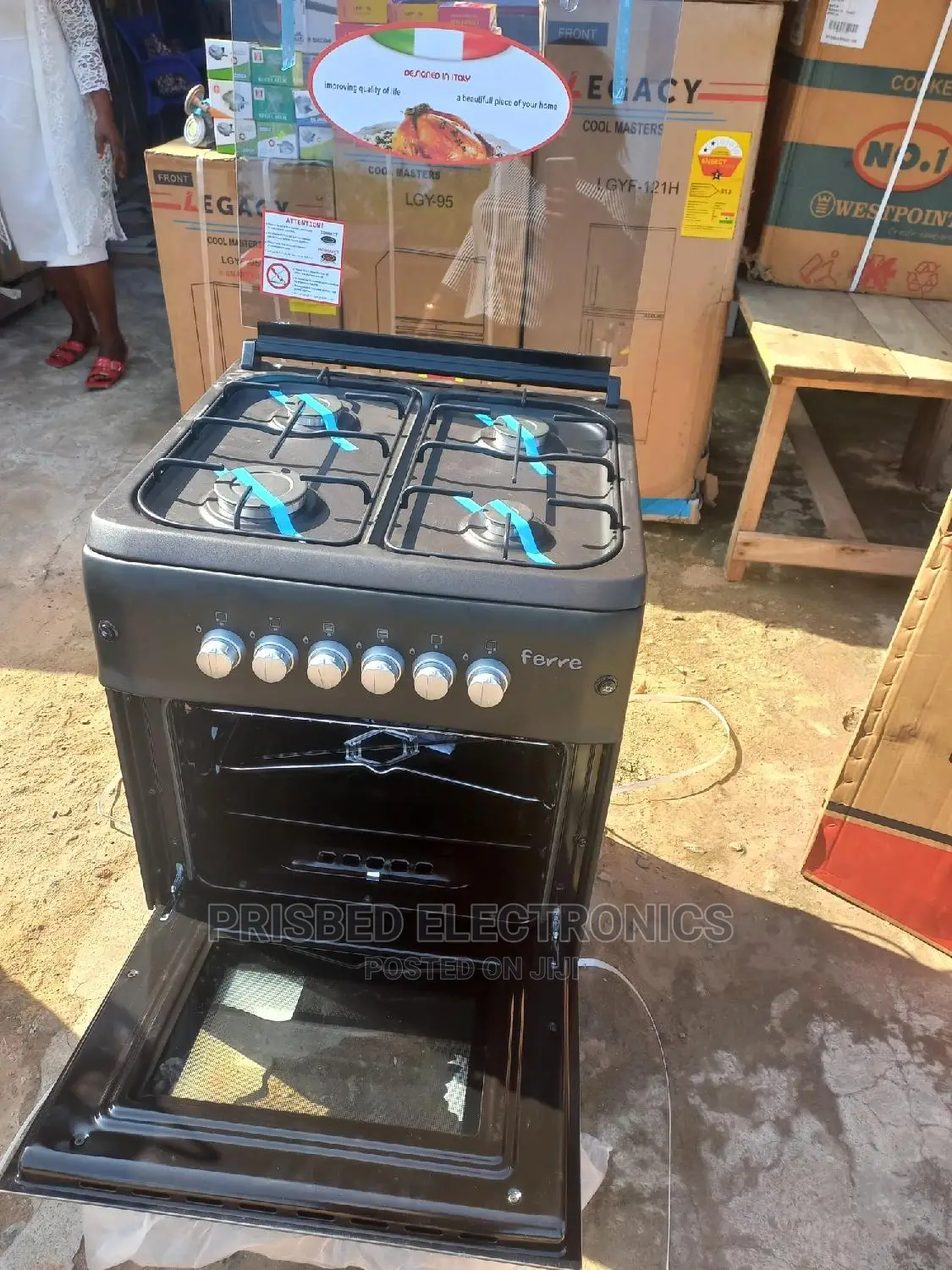 Volcano 4burner Burner Gas Cooker 60*60