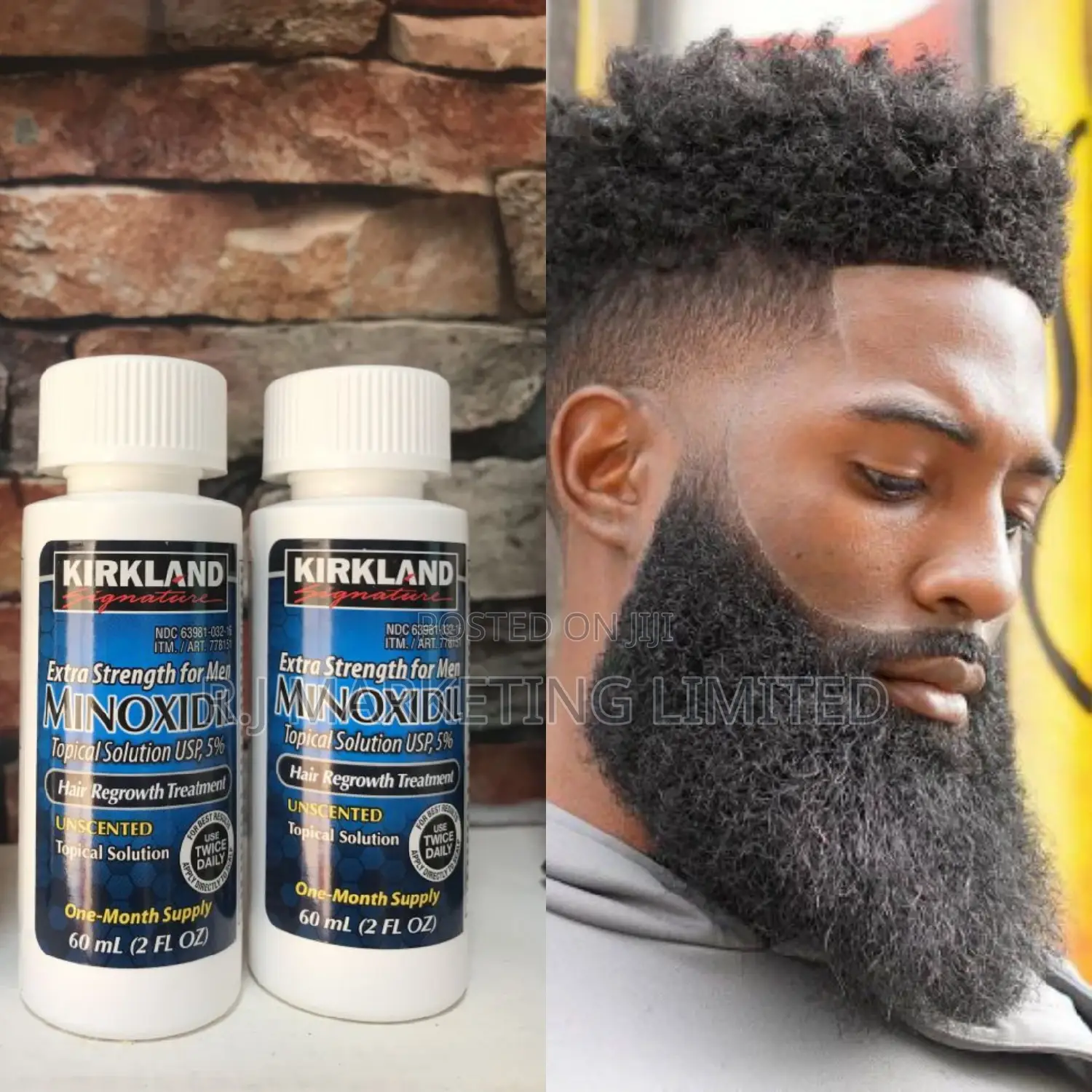 Undiluted Kirkland Minoxidil Hair Booster
