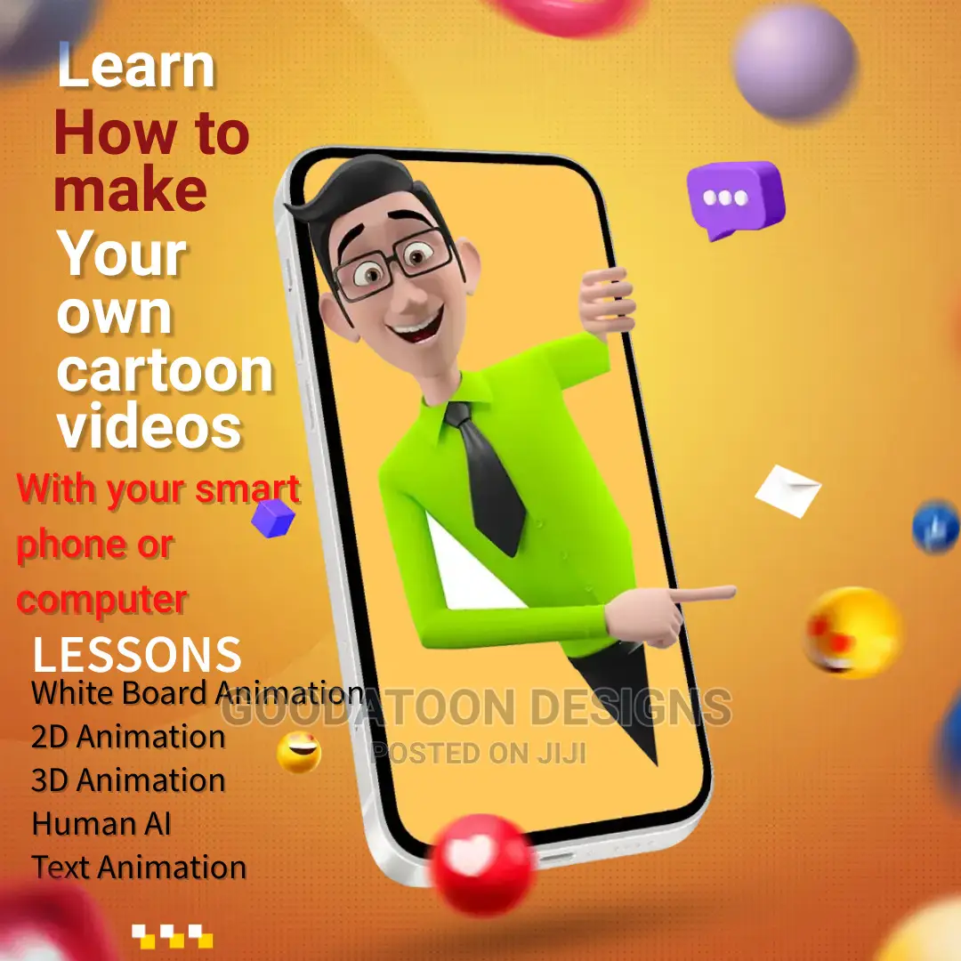 Learn Cartoon Animation With Your Phone or Pc