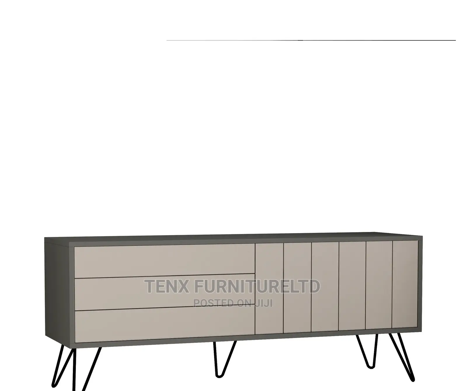 TV Stand (Push to Lock)