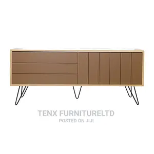 TV Stand (With Metal Legs) Elegant