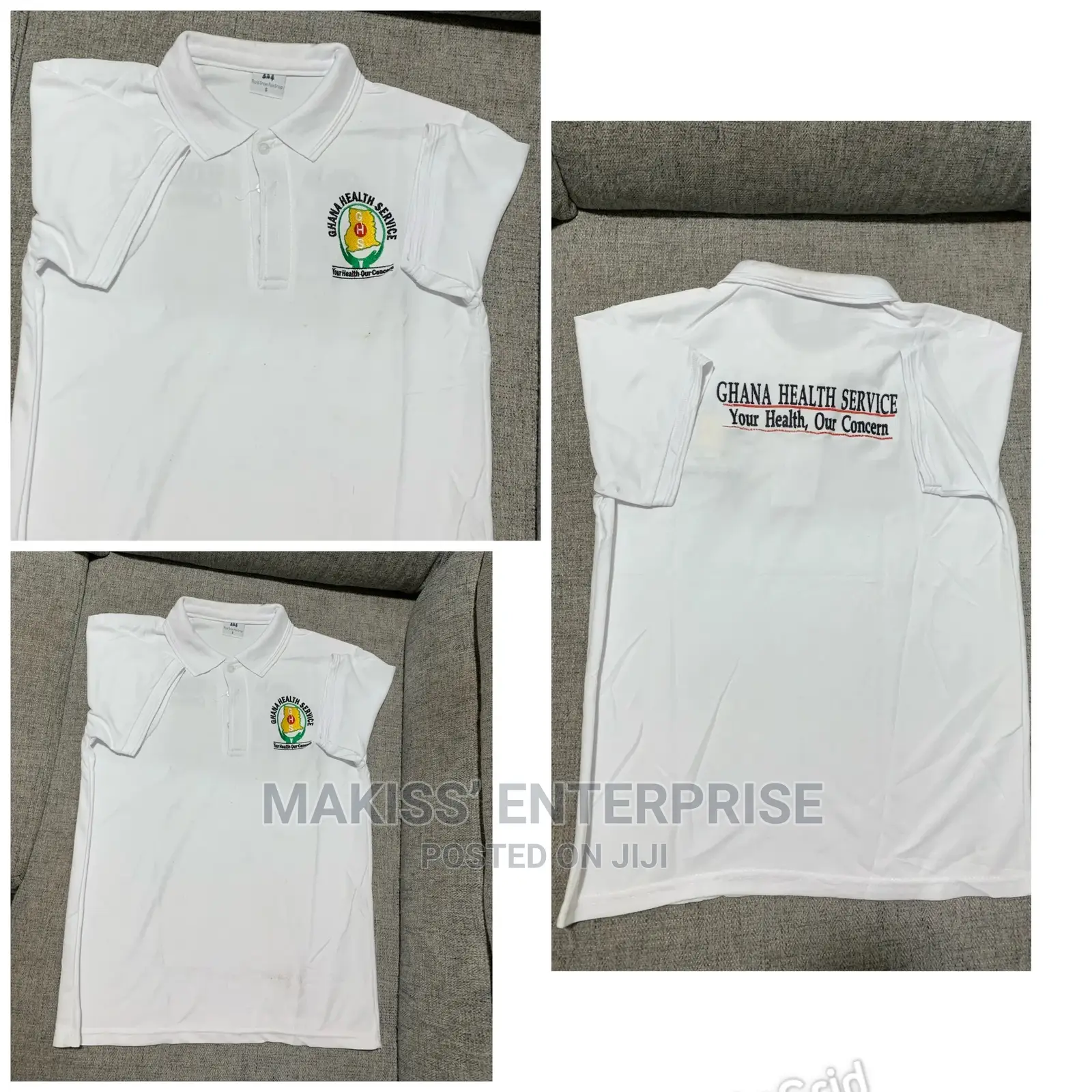 Ghana Health Service T-Shirts, Lacostes and Long Sleeves