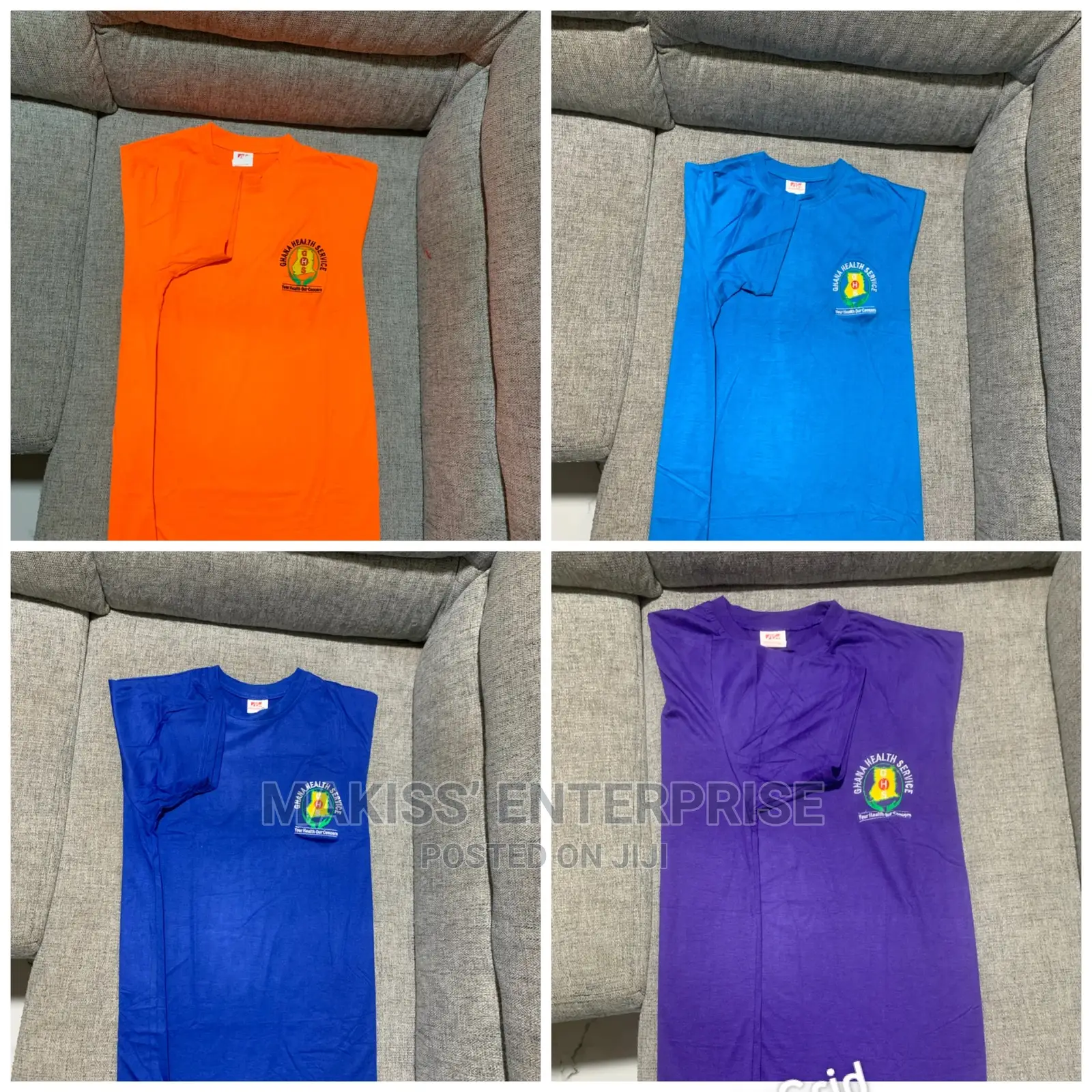 Ghana Health Service T-Shirts, Lacostes and Long Sleeves