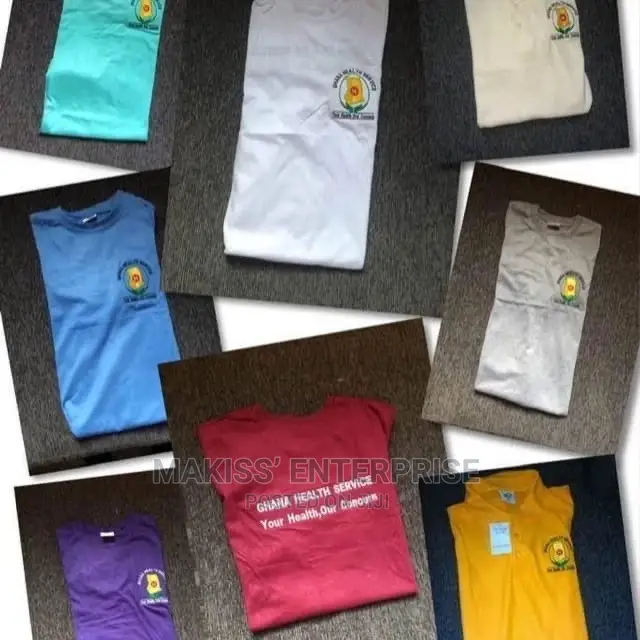Ghana Health Service T-Shirts, Lacostes and Long Sleeves