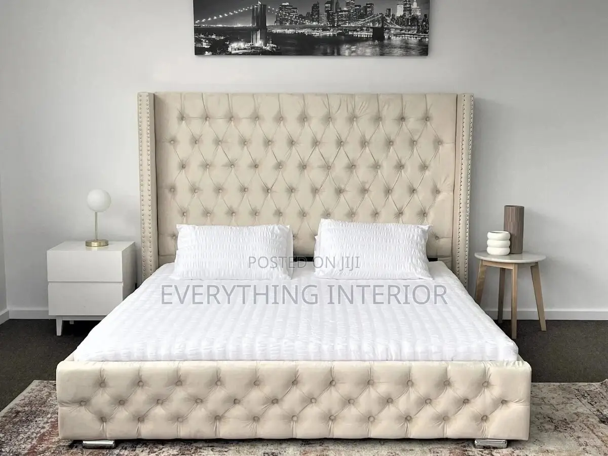 King Size Italian Butterfly Design Without Mattress