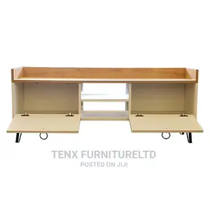 Tv Stand ( Suspending Shelf) White Oak