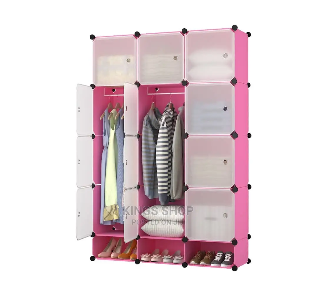 Plastic Wardrobe 12 Cubes