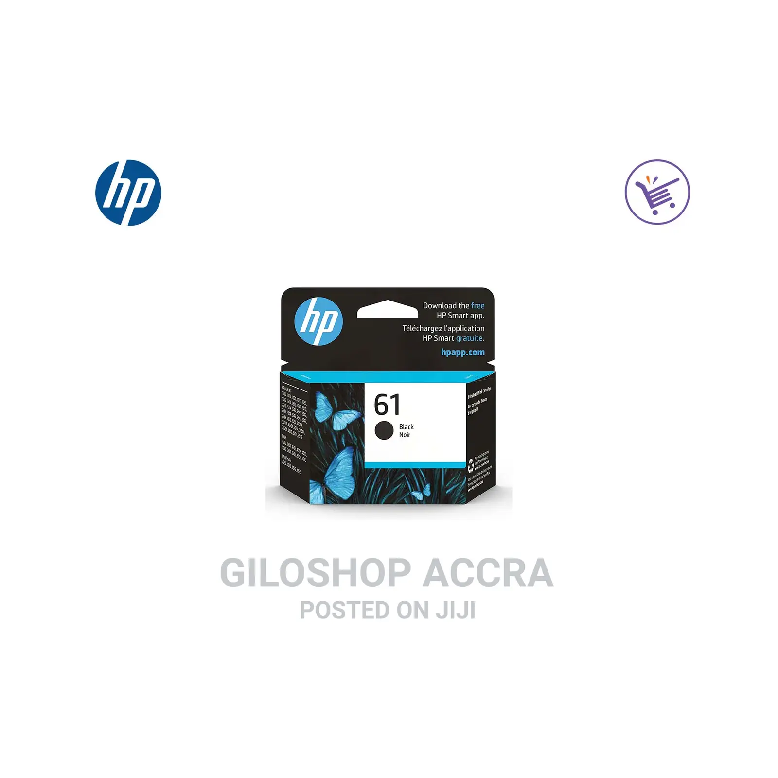 HP 61 Original Ink Cartridge - Black