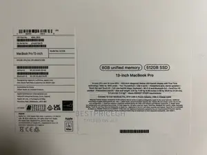 New Laptop Apple MacBook Pro 8GB Apple M2 SSD 512GB