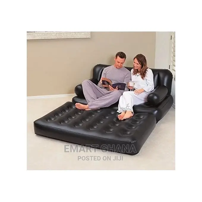 Bestway Inflatable Sofa Air Bed With Pump - Black