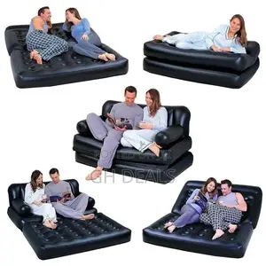 Bestway Inflatable Sofa Air Bed With Pump - Black
