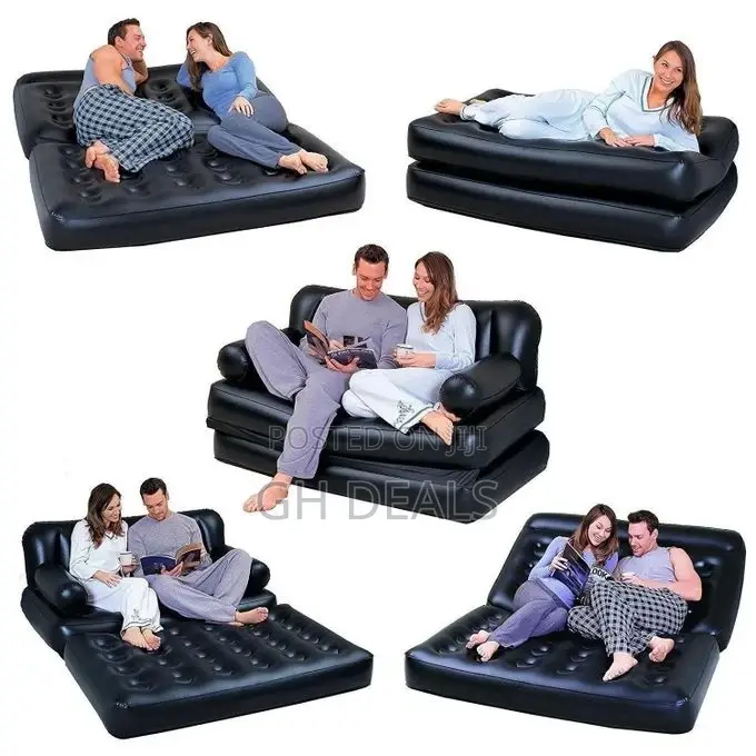 Bestway Inflatable Sofa Air Bed With Pump - Black