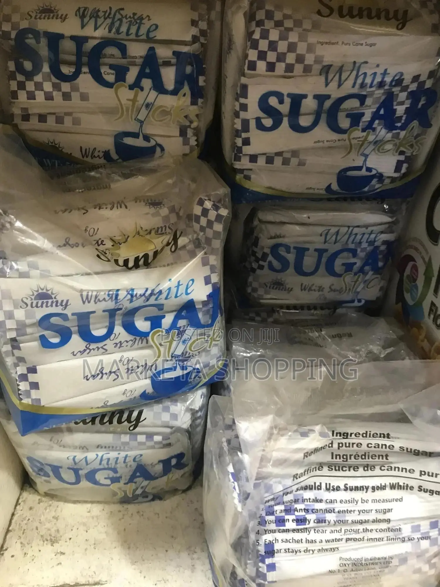 Sunny Gold White Sugar Sticks 500g