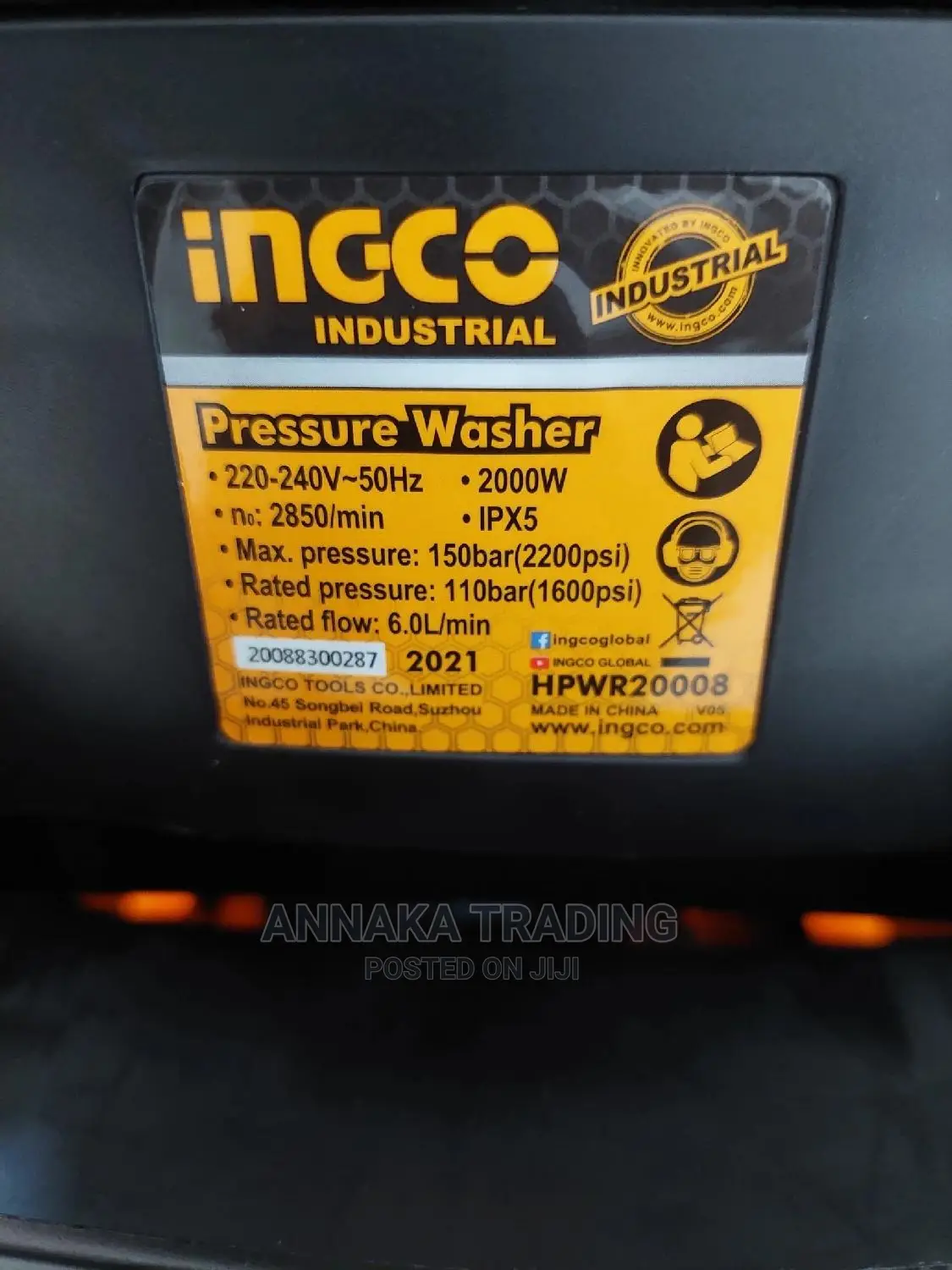 Ingco Pressure Washer