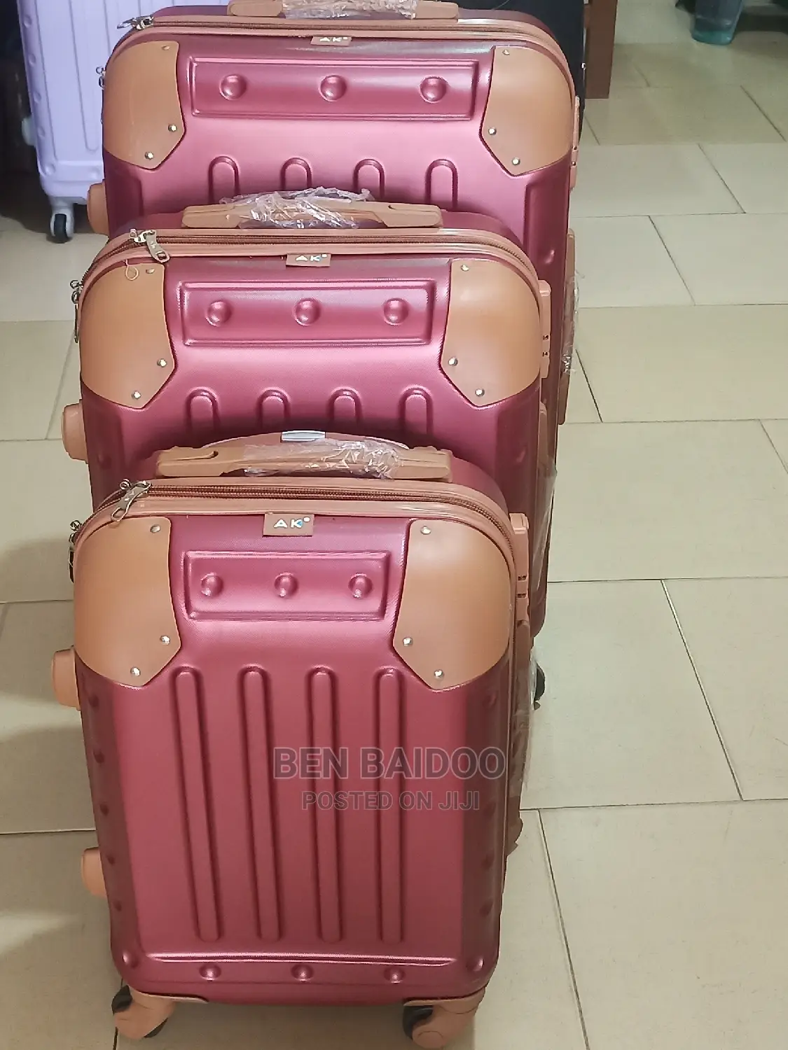 Plastic Travelling Bags Set(Anti-Crack)
