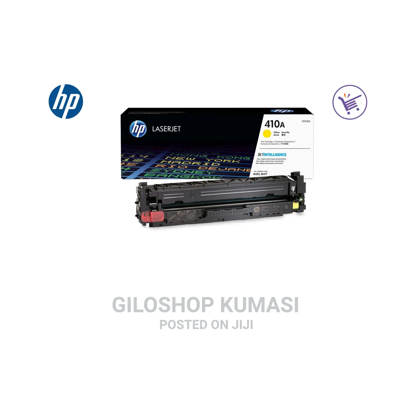 Hp Cf410a 410a Laserjet Toner Cartridge Yellow