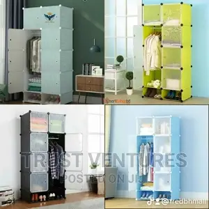 Plastic Wardrobe 8cubes