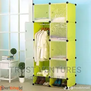 Plastic Wardrobe 8cubes