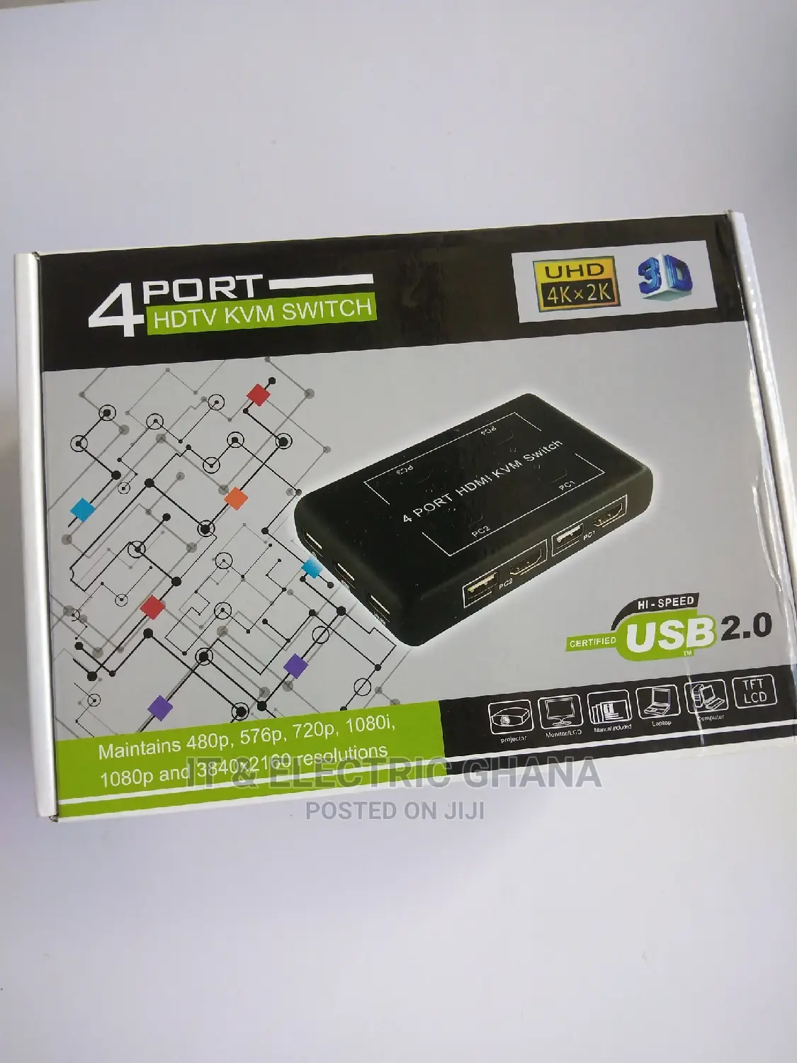 4 Port Hdmi KVM Switch