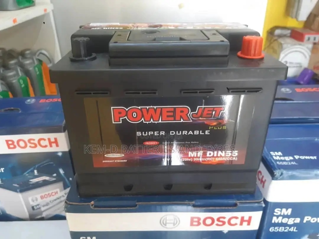 15 Plates Power Jet Car Batteries - Free Delivery