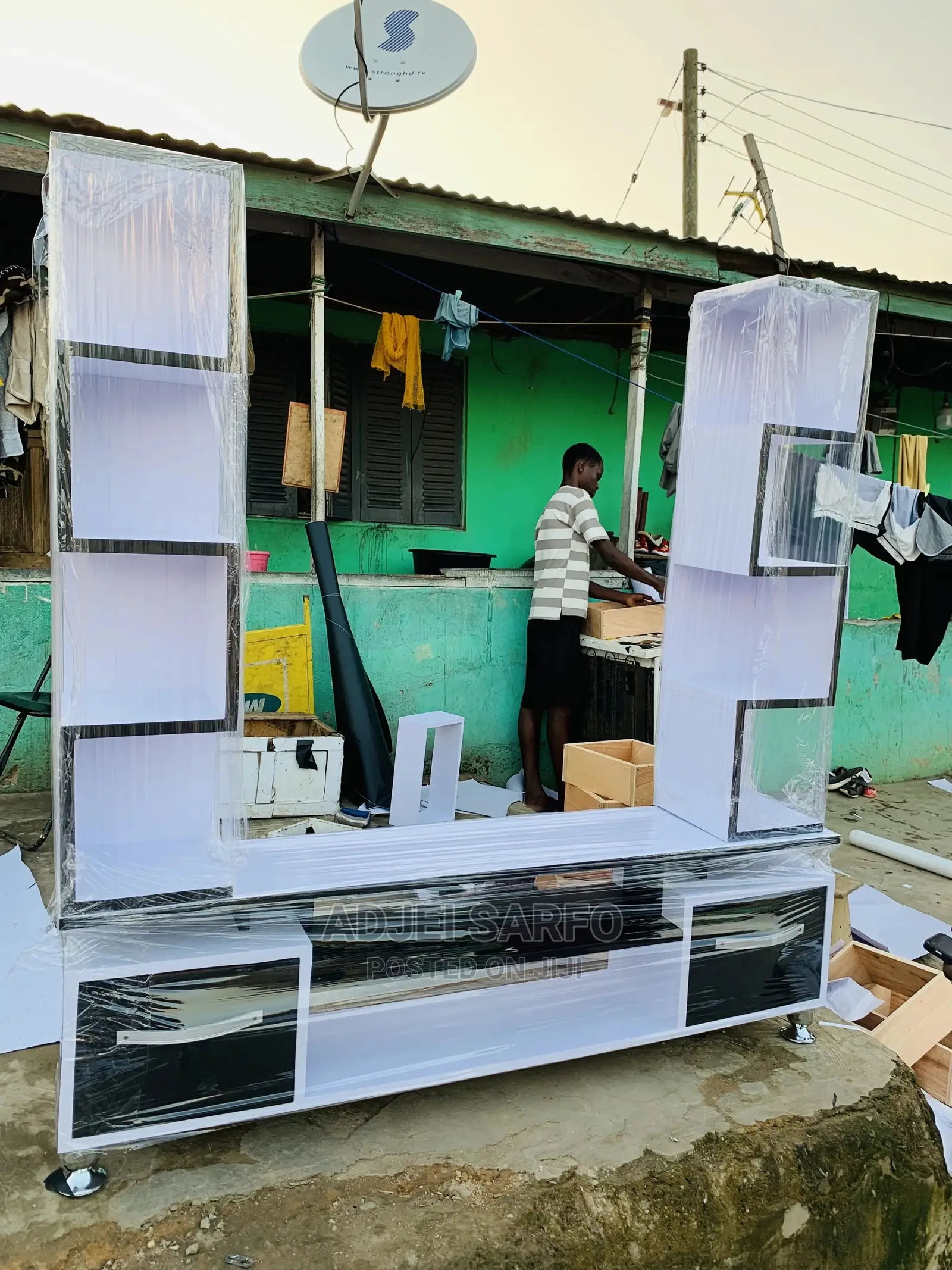 Original Tv Stand With Shelves