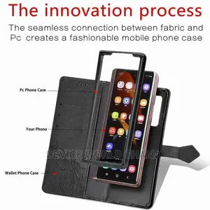 Mandala Embossed Leather Flip Case for Samsung Z Fold 4
