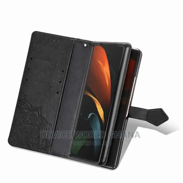 Mandala Embossed Leather Flip Case for Samsung Z Fold 4