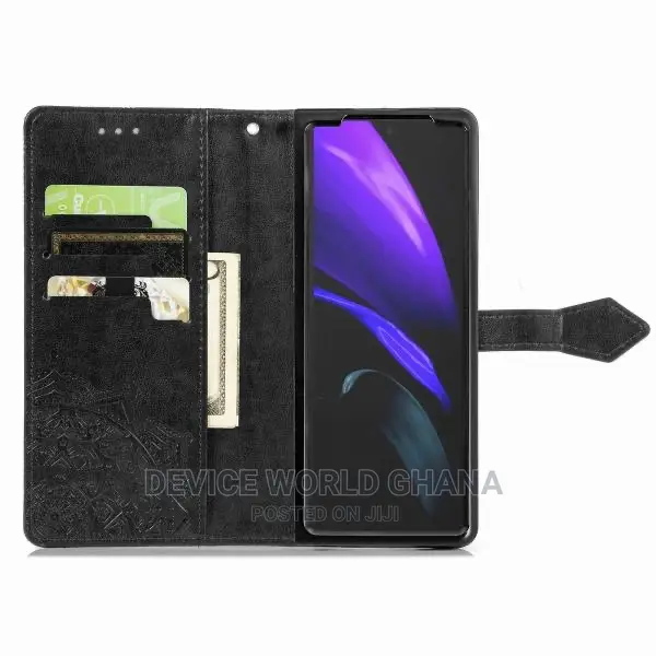 Mandala Embossed Leather Flip Case for Samsung Z Fold 4
